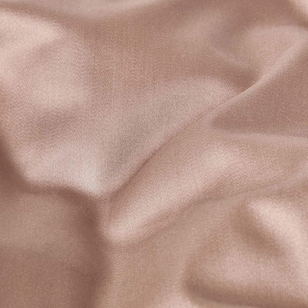HOMESCAPES Parure de lit avec Housse de Couette 200x200 cm et 2 taies d’Oreiller Unies en Coton égyptien Bio 400 Fils, Coloris Marron : Cuisine et Maison