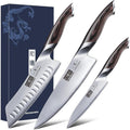 HOSHANHO 3 Pièces Set Couteau Cuisine Super Aiguisé, Couteau Japonais Professionnel, Couteaux de Cuisine en Acier Inoxydable Allemand : Cuisine et Maison