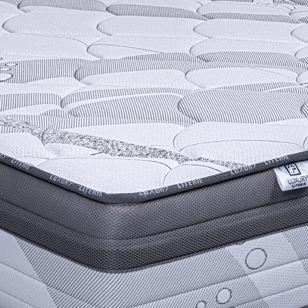 Luxury Literie Matelas 140 x 190 cm | Mousse A Mémoire De Forme | ViscoPlus | Adaptabilité Optimale | Système Mousse HR | 10 Zones De Confort | 26 cm (+/- 2cm) | Toutes Les Dimensions : Cuisine et Maison