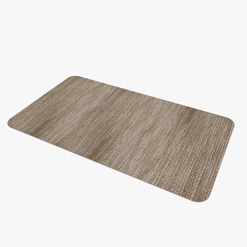 Comart, Nancy Tapis de Cuisine, Couloir et mobilier, antidérapant, en Chenille, Bord Anti-défilement, Doux, résistant, Lavable en Machine, fabriqué en Italie, Couleur Taupe 50 x 270 cm : Cuisine et Maison
