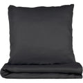 Gerald Wittmann 2 Sets - Housse de Couette 1 Personne 2X 140x200 cm + 2X 65x65 cm, Microfibre, Antracite : Cuisine et Maison