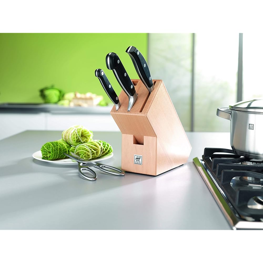 ZWILLING Couteau à Viande, Lame : 16 cm, Grande Lame, Acier Inoxydable, Manche Noir, série Professional S : Cuisine et Maison