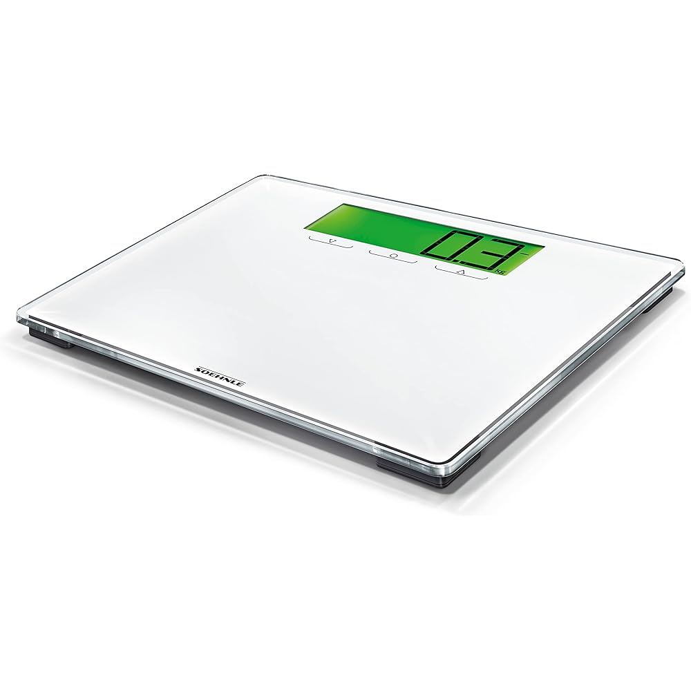 Soehnle Style Sense Multi 100, Balance pèse personne avec large écran LCD, balance de précision supporte jusqu'à 180 kg, pèse personne 8 utilisateurs : Hygiène et Santé