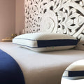 NightSide® Oreiller à mémoire de forme Premium. Coussin anti-transpirant adapté aux douleurs cervicales. Housse bambou hypoallergénique, double face. Oreiller ergonomique cervical modèle: médium/moyen : Cuisine et Maison