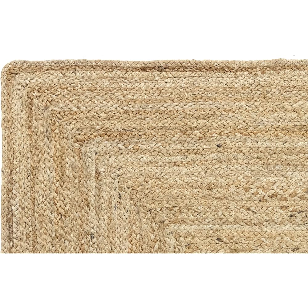 Hamid - Tapis Naturel, Alhambra Tapis Couleur Naturelle, Tressé à la Main, pour Salon, Salle à Manger, Chambre, Couloirs, Couleur Naturelle (200x300cm) : Cuisine et Maison