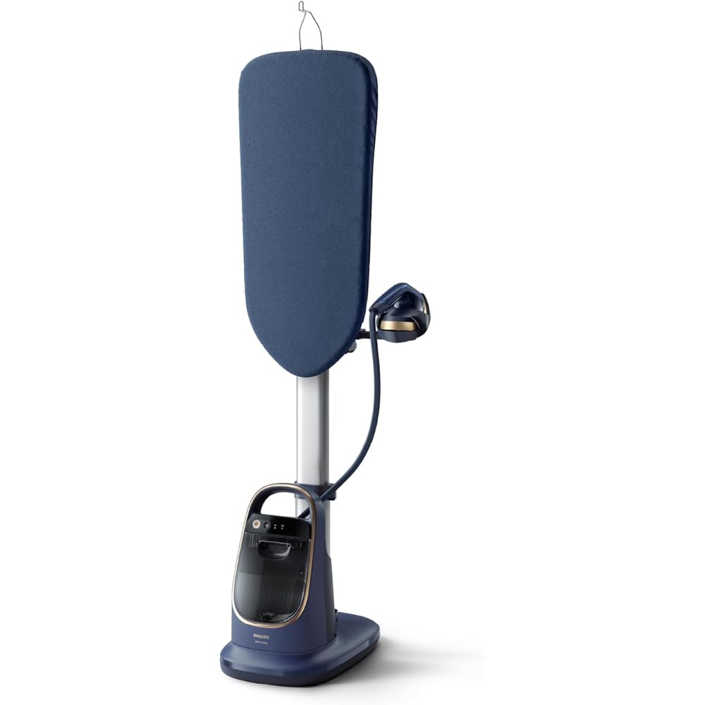 Philips Série 8500 Solution de repassage Tout-en-Un-Planche multi-angle, Technologie anti-brûlure, Socle amovible, Double technologie de chauffage, Élimine 99,9% des bactéries et acariens*(AIS8530/20) : Cuisine et Maison