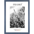 FRAMO Cadre photo en bois 16 x 149 cm sur mesure - Bleu Ardoise | Couleur/Taille sélectionnable | verre acrylique antireflet | Cadre pour Puzzle | Photos | affiche : Cuisine et Maison