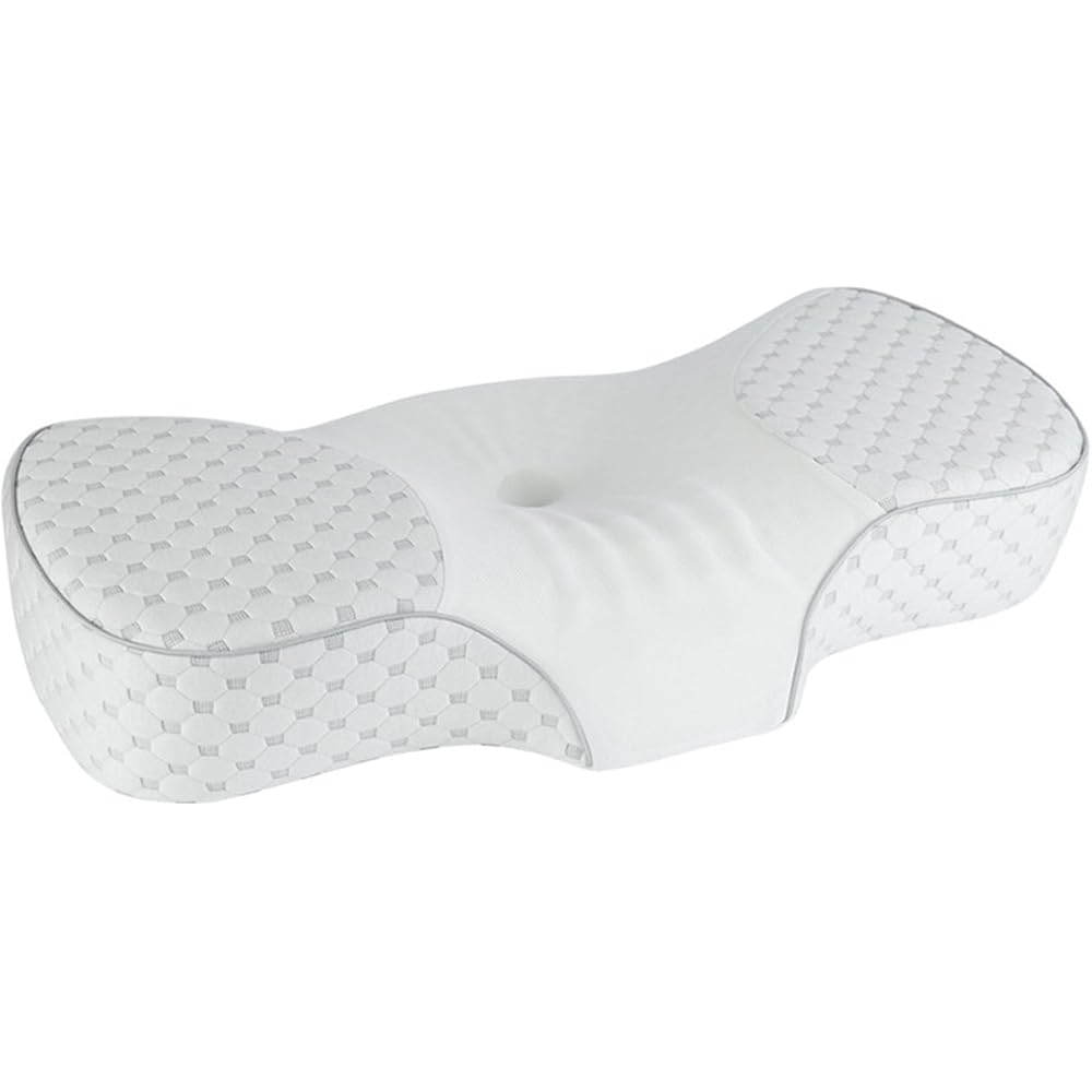 Hmtbet Oreiller Cervicales Douloureuses, Oreiller Ergonomique Cervical Oreiller Memoire Forme, Oreiller Anti-Ronflement &amp; Anti Douleur pour Dormir sur Le Côté du Dos : Cuisine et Maison