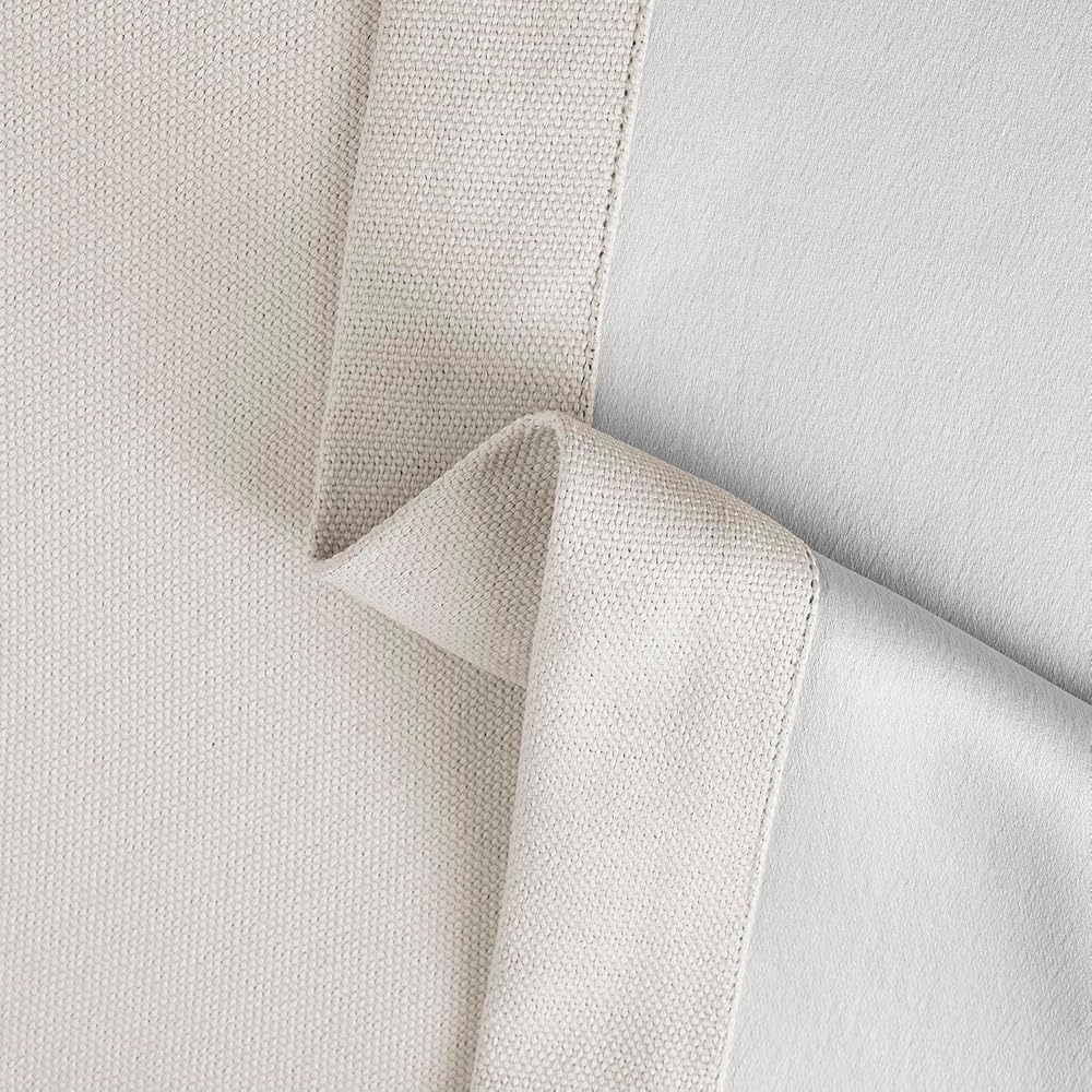 HPD Half Price Drapes BOCH-LN-DW-P Rideau occultant Extra Large en Lin (1 Panneau) 254 x 274 cm, BOCH-LN1856-108-DW, Bouleau : Cuisine et Maison