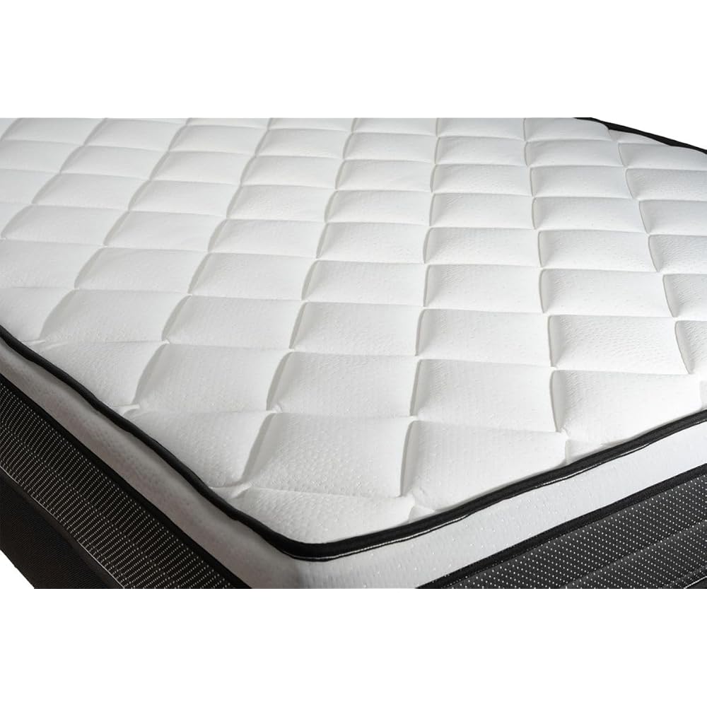 Prestige literie Matelas Suite 140x190 Ressorts ensachés, mémoire de Forme 5 Zones | Epaisseur : 26 cm | Confort : Equilibré : Cuisine et Maison