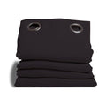 Moondream DecibelControl™ Rideau Anti-Bruit 3en1 | Isolation Phonique | Thermique Hiver+Été | 100% Occultant | Technologie Brevetée | Fabrication UE | Oeillets | Noir MC710 | 140L x 260H cm : Cuisine et Maison