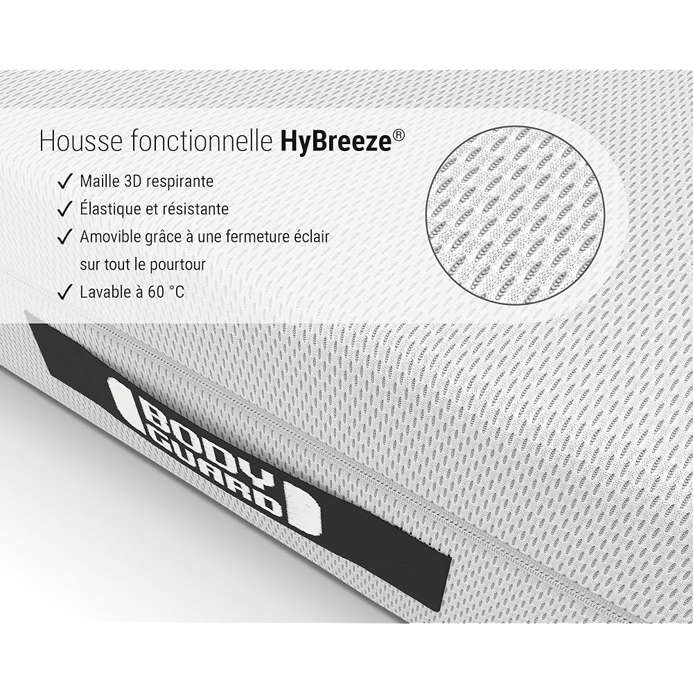 Bodyguard bett1 Matelas Anti-Cartel 200x220. Le Matelas Le Plus acheté en Allemagne (2en1 mi-Ferme/Ferme, Housse Lavable jusqu'à 60 degrés, Oeko-TEX® 100, modules ergonomiques, Mousse QX) : Cuisine et Maison