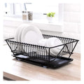 BOGAZY Égouttoir Egouttoir Égouttoir À Vaisselle Égouttoir À Vaisselle Égouttoir À Vaisselle avec Égouttoir Porte-ustensiles pour La Cuisine Égouttoir à Vaisselle(Black) : Cuisine et Maison