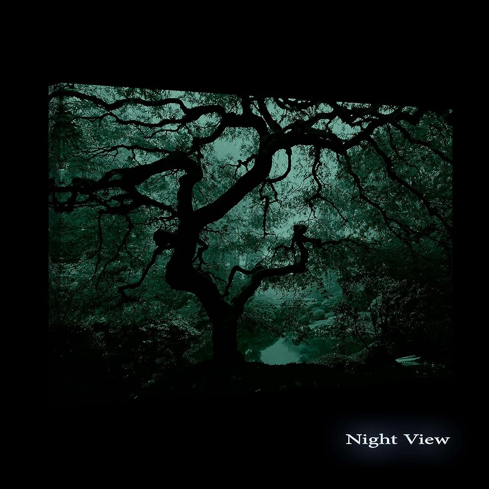 Startonight Impression Sur Toile Arbre d'érable, Tableau Nature- Decoration Murale Salon Moderne - Image sur Toile - Grande 80 x 120 cm Idée Cadeau Élégante et Originale Effet Lumineux Nocturne : Bébé et Puériculture