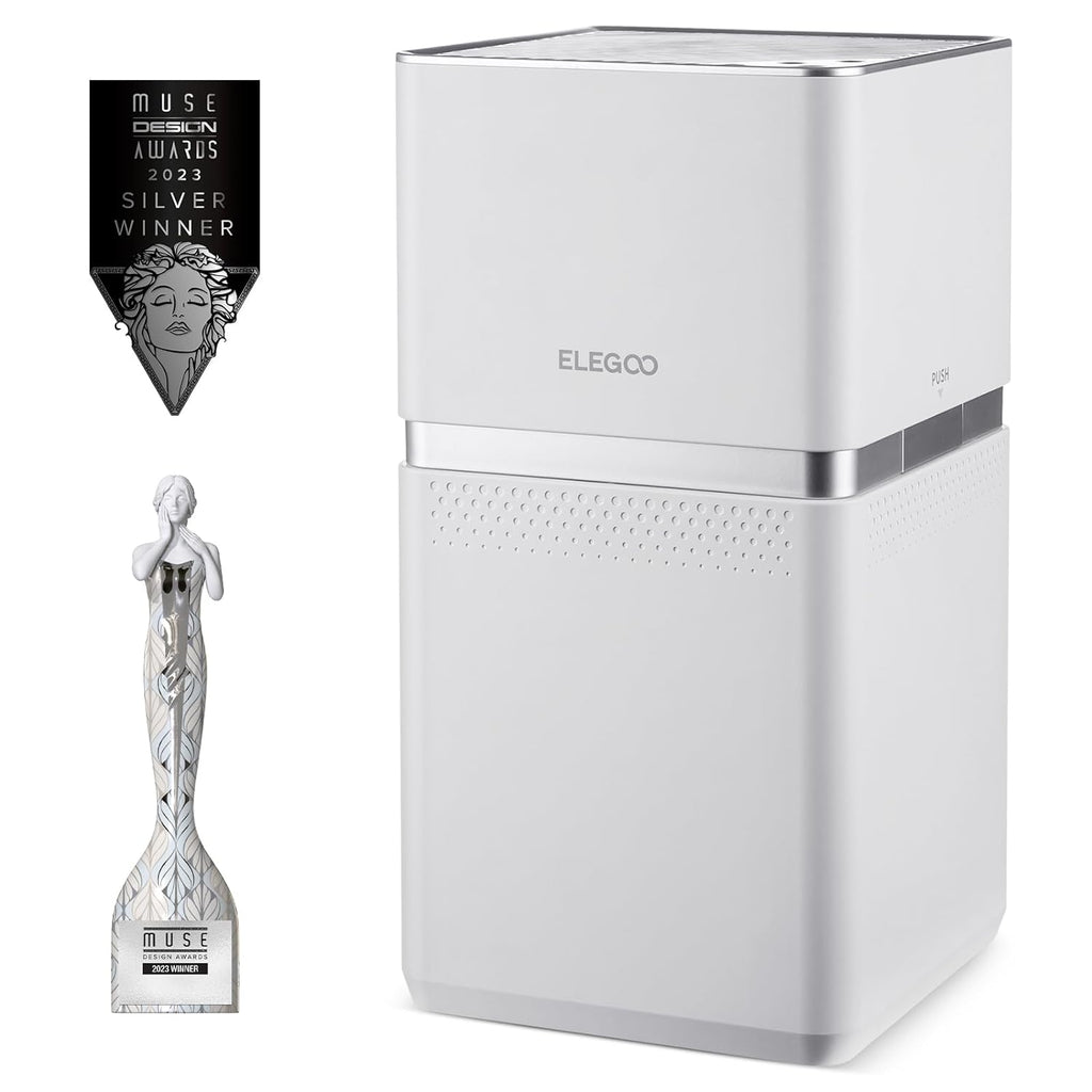 ELEGOO Mars Mate Purificateur d'air avec filtre à charbon actif adapté aux imprimantes 3D LCD Saturn 3 Ultra Mars 4 Ultra Taille de 210 mm x 247 mm x 410 mm : Cuisine et Maison