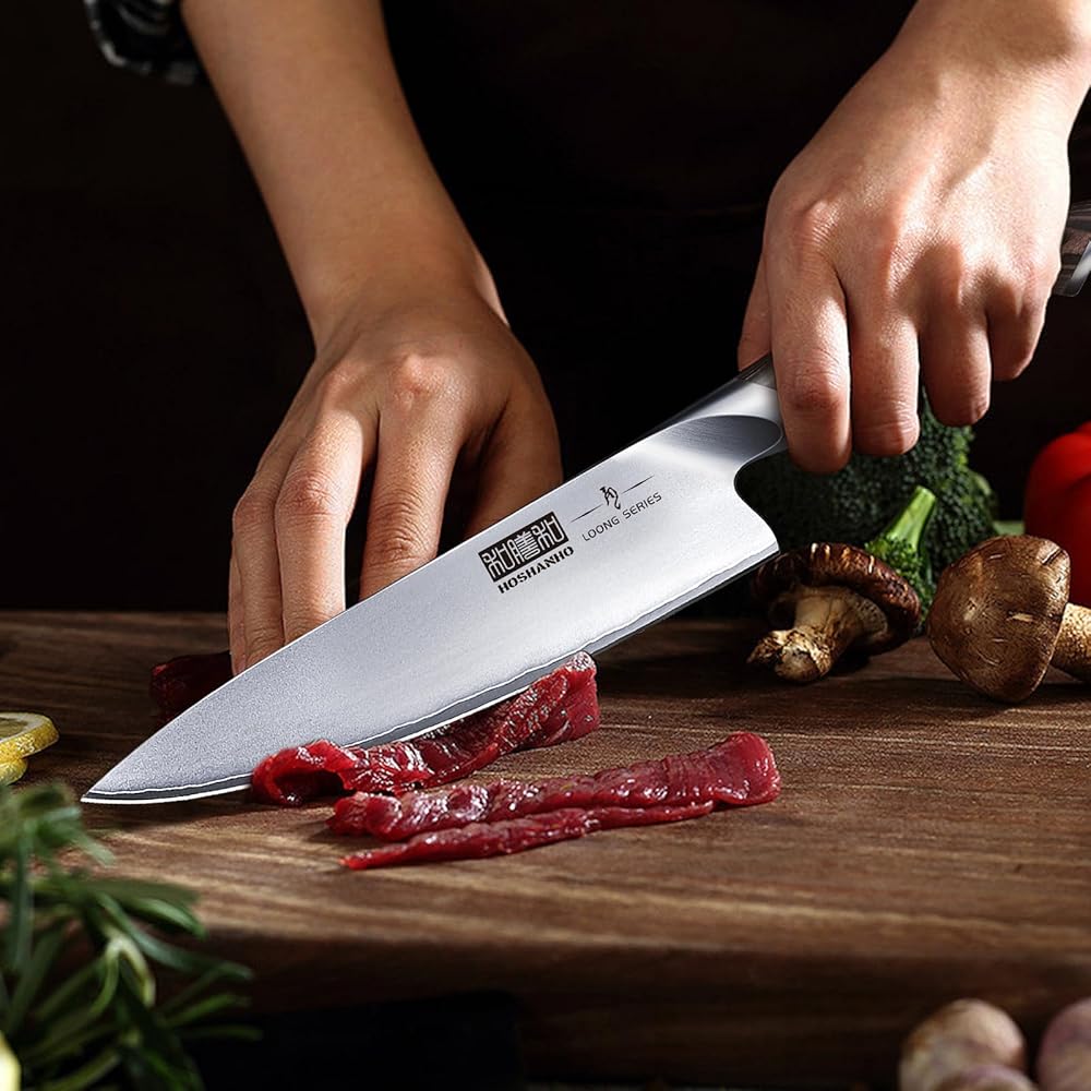 HOSHANHO 3 Pièces Set Couteau Cuisine Super Aiguisé, Couteau Japonais Professionnel, Couteaux de Cuisine en Acier Inoxydable Allemand : Cuisine et Maison