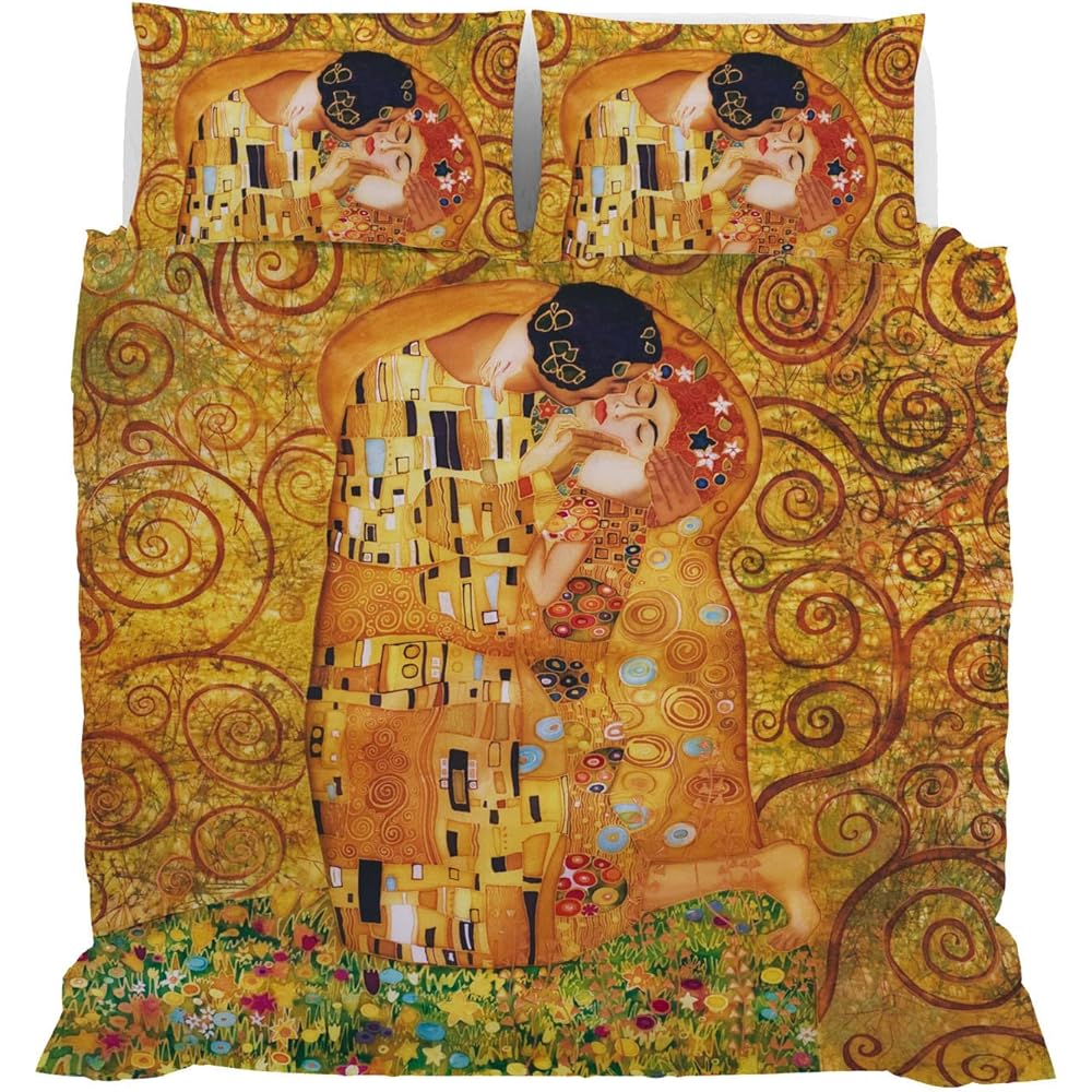 Parure de lit 2 personnes 250x200x1 cm Multicolore (Sd04) : Cuisine et Maison