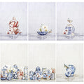 Nada Home Set 6 torchons cuisine style oriental torchons vases Japon en coton 6871 : Cuisine et Maison