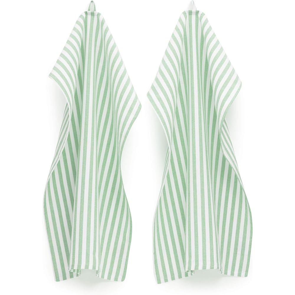 FILU Torchons Paquet de 8 (100% Coton) (Couleur et Design au Choix) 45 x 70 cm - torchons de Cuisine de Haute qualité : Cuisine et Maison