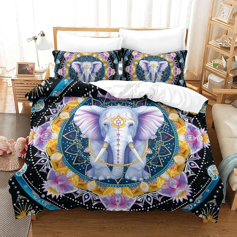 Jaerb 3D Imprimé Housse Man Bat Son Plein De Couette Microfibre Douce Housse Couette avec Fermeture Éclair avec Taie d'oreiller pour Enfants Garçons Filles Adulte Super King（260x220cm） : Cuisine et Maison