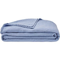 ESSIX Couvre lit uni en Gaze de Coton, Jazzy, 260x240cm : Cuisine et Maison