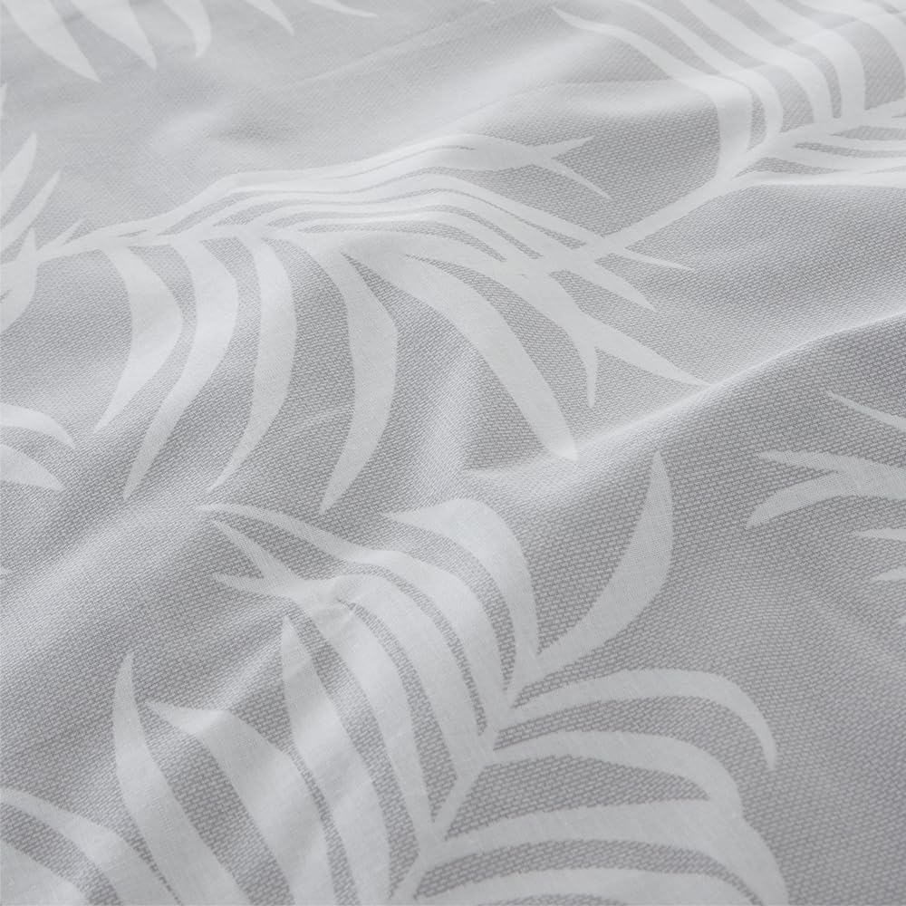 COTTON ARTean Housse de couette coton organique réversible Orio Gris 140 x 200 cm. Comprend une housse de couette 140 x 200 cm + 1 taie d'oreiller carrée 63 x 63 cm, 100 % coton biologique. Certifié : Cuisine et Maison
