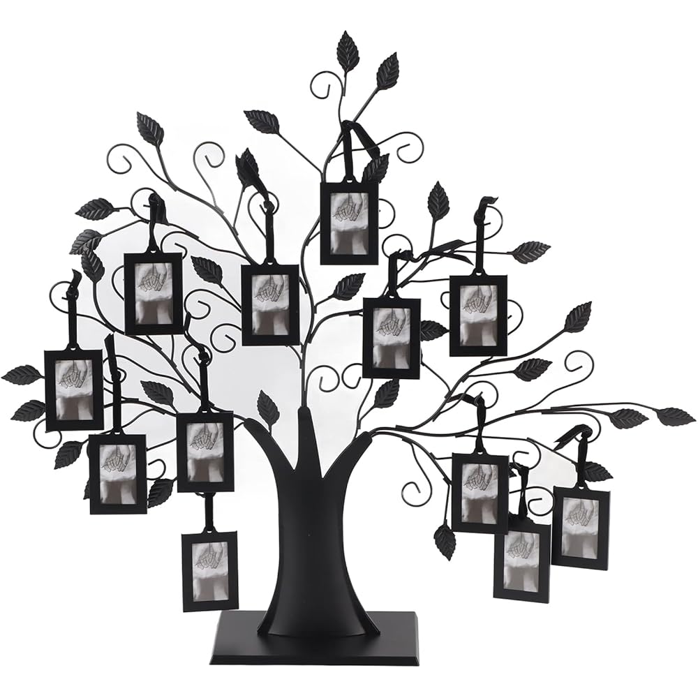 Family Photo Frame, Photo Arbre de la Famille Arbre de Photos Famille Arbre Cadre Photo Suspendu des Photos D'affichage Arbre Avec Cadre Photo Suspendu Décor À La Maison 12 photos : Cuisine et Maison