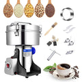 Moulin à Grains électrique, Moulin à épices Super Fin en Acier Inoxydable et Moteur Commercial, pour Herbes/épices/Noix/céréales, avec Protection Contre Les surcharges et arrêt du Couvercle : Cuisine et Maison