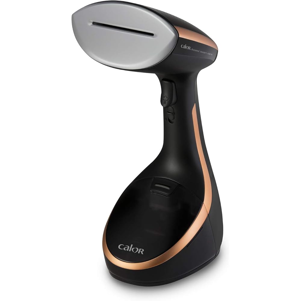 Calor Défroisseur à main Access Steam Care - Tête chauffante anguleuse - 3 niveaux de vapeur - Planche verticale DT9100C0, Noir / Cuivre : Cuisine et Maison