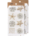 Primitives by Kathy 113744 Torchon de Cuisine Sandy Hugs Salty Kisses, Coton : Cuisine et Maison