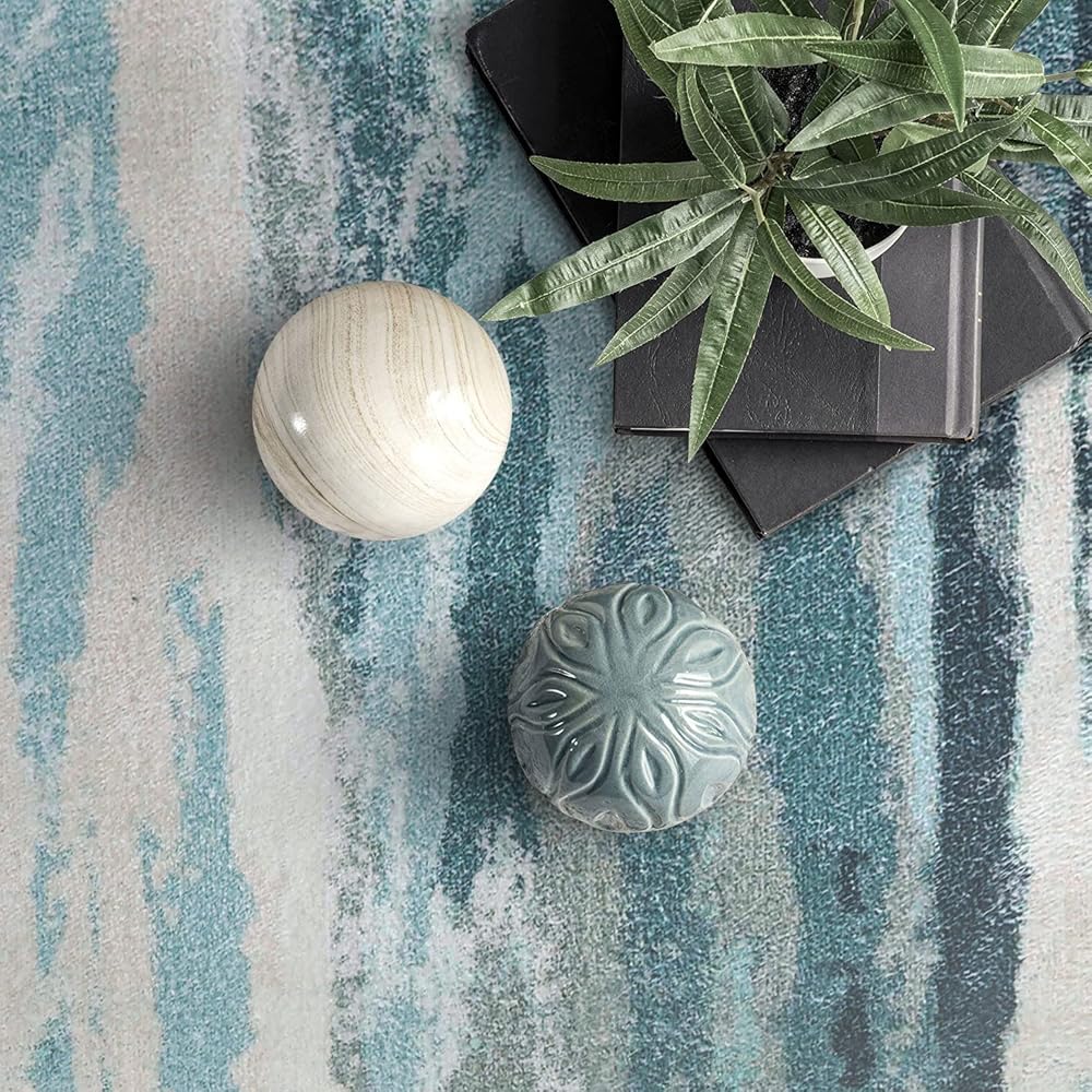 Cinknots Tapis Salon Tapis Chambre Tapis de Salon Tapis Abstraits Modernes Tapis antidérapant pour Salon (Gris10, 200 x 300 cm) : Cuisine et Maison