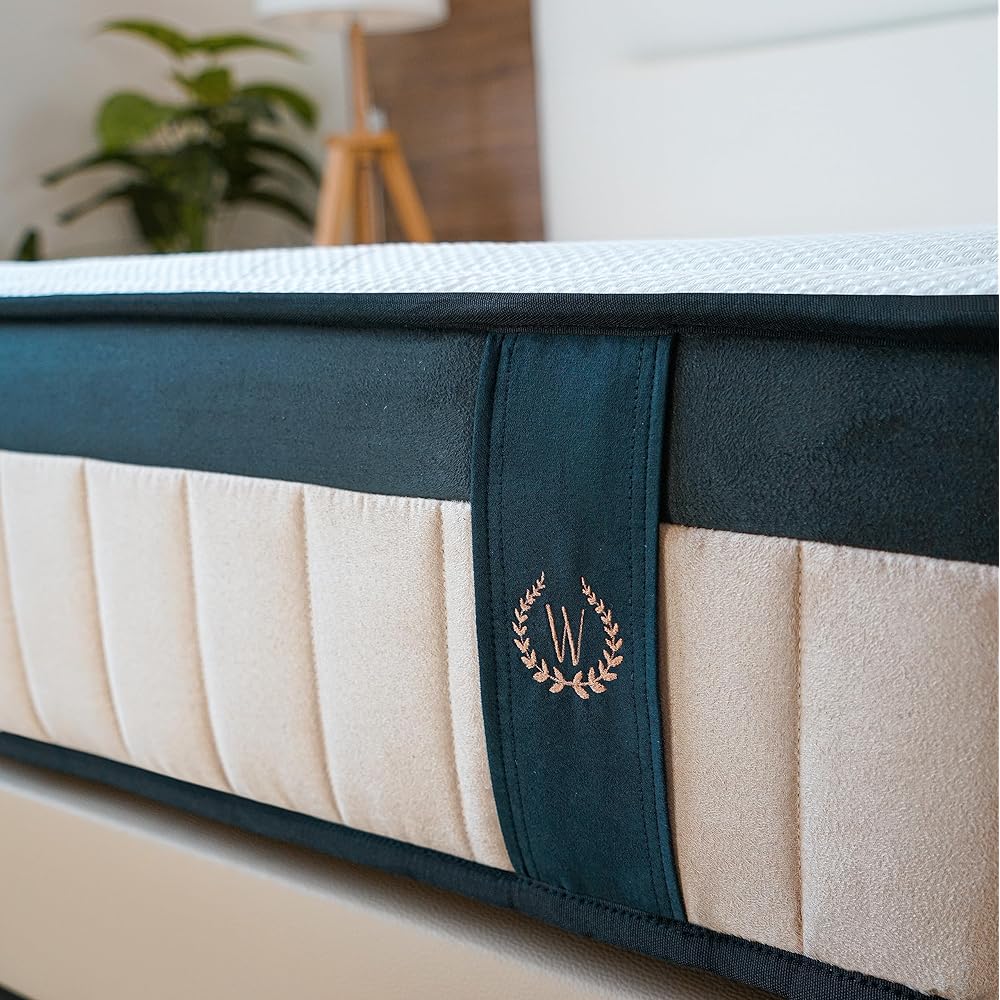 WIN REST Colchon Cesar Matelas, Coton Polyuréthane, 140x180 cm : Cuisine et Maison