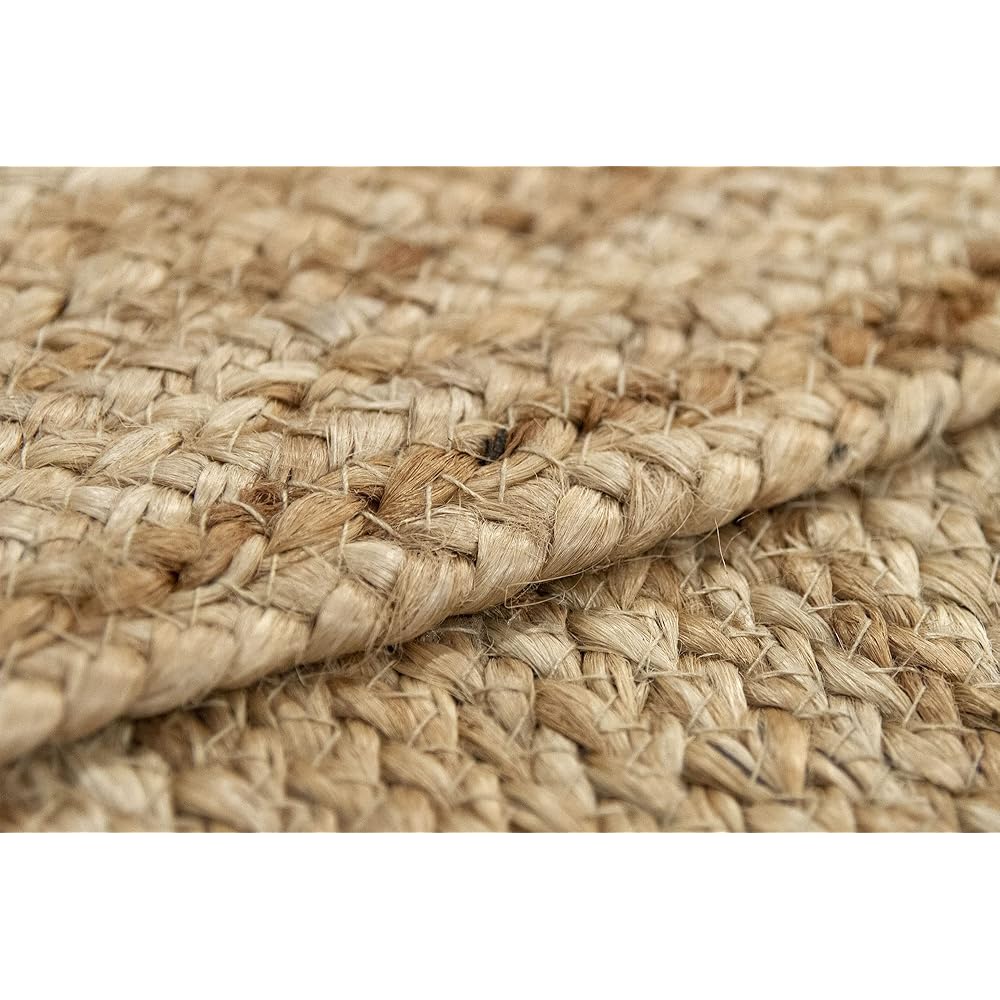 Hamid - Tapis Naturel, Alhambra Tapis Couleur Naturelle, Tressé à la Main, pour Salon, Salle à Manger, Chambre, Couloirs, Couleur Naturelle (200x300cm) : Cuisine et Maison