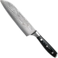 Couteau De Cuisine Santoku 18 cm Eden Classic Damast EQ2030-318 Couteau de Chef Japonais pour Couper, Concasser et Transvaser, Acier de Damast : Cuisine et Maison