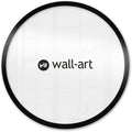 K&amp;L Wall Art Cadre photo rond en bois MDF Noir avec support mural prémonté Cadre en bois moderne Pour poster Diamètre 70cm : Cuisine et Maison