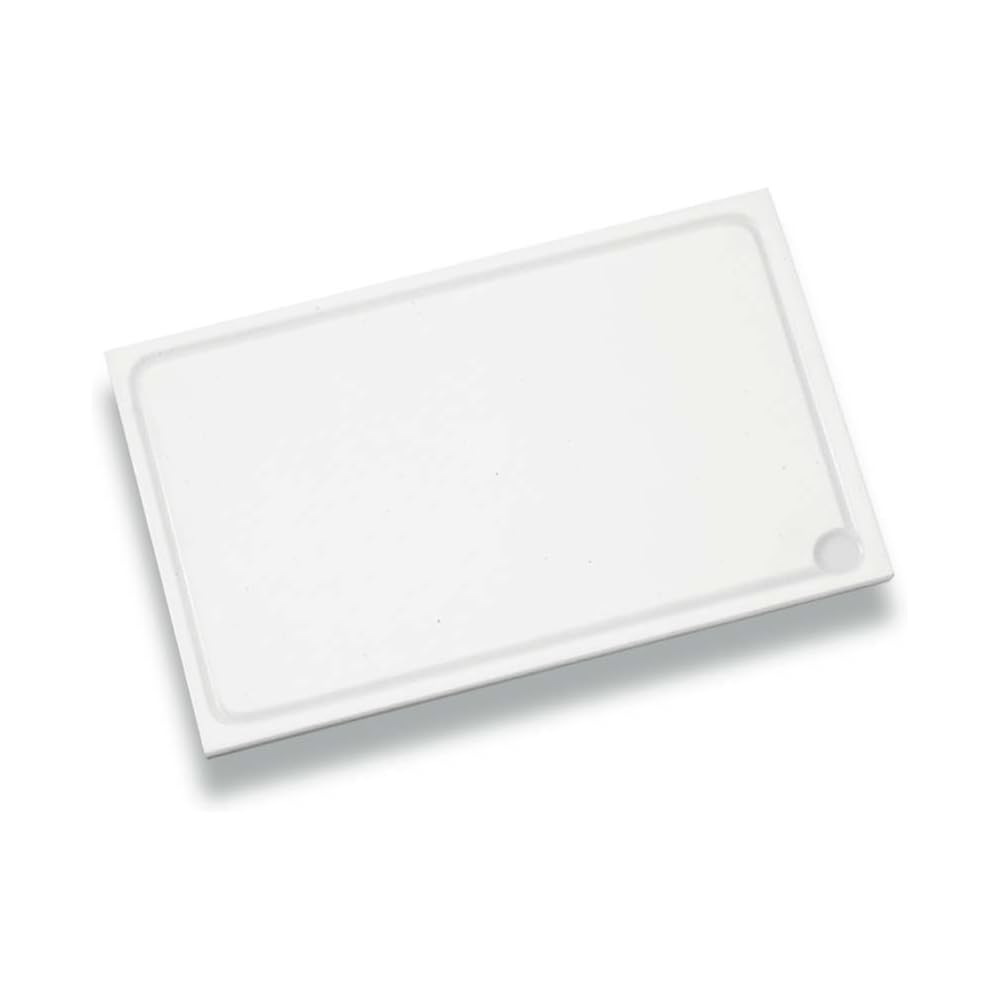 Louis Tellier NPP61 Planche à Découper avec Rigole Blanc 60 x 40 x 2 cm : Cuisine et Maison