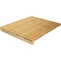 Ambiance Nature 508815 Planche à Découper Bambou avec Rebord 52,5 x 46 x 1,9 cm, Brown : Cuisine et Maison