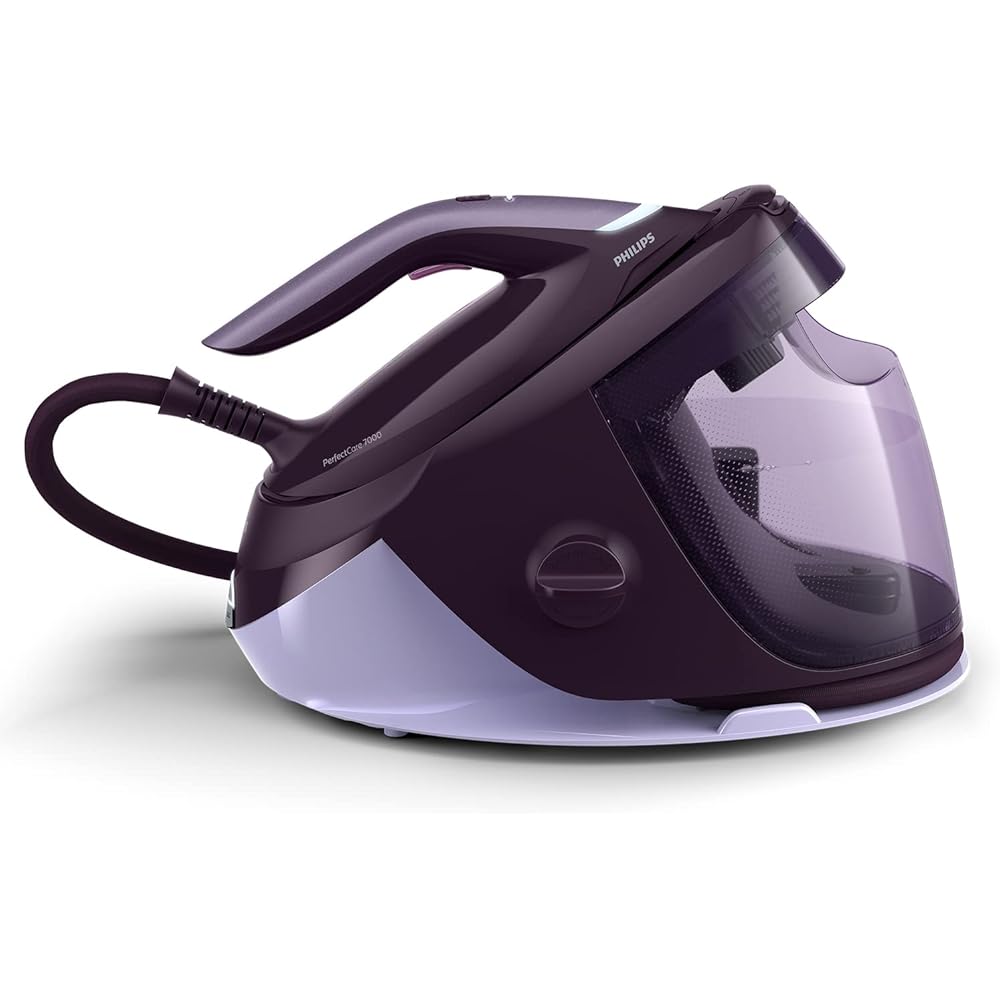 Philips PerfectCare Série 7000 Centrale Vapeur - 2100W, 600g, Pression de 8 bars, Technologie OptimalTEMP, Réservoir de 1,8 L, Violet (PSG7150/30) : Cuisine et Maison