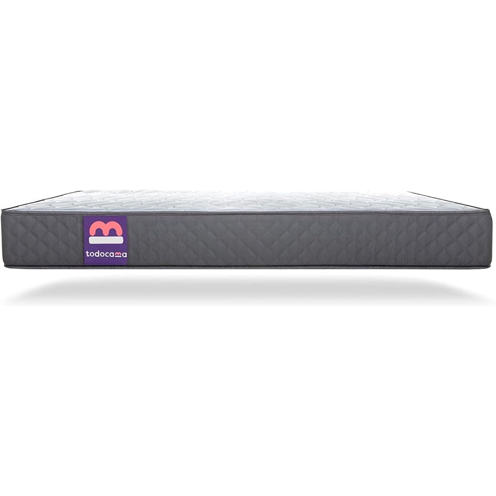 Todocama Matelas à mémoire de Forme 140 x 190 cm, Pure Flow Max Multicouche, Hauteur 21 cm, fermeté Moyenne/Haute, Traitement Anti-acariens, antibactérien et hypoallergénique. Fabriqué en Espagne. : Bébé et Puériculture