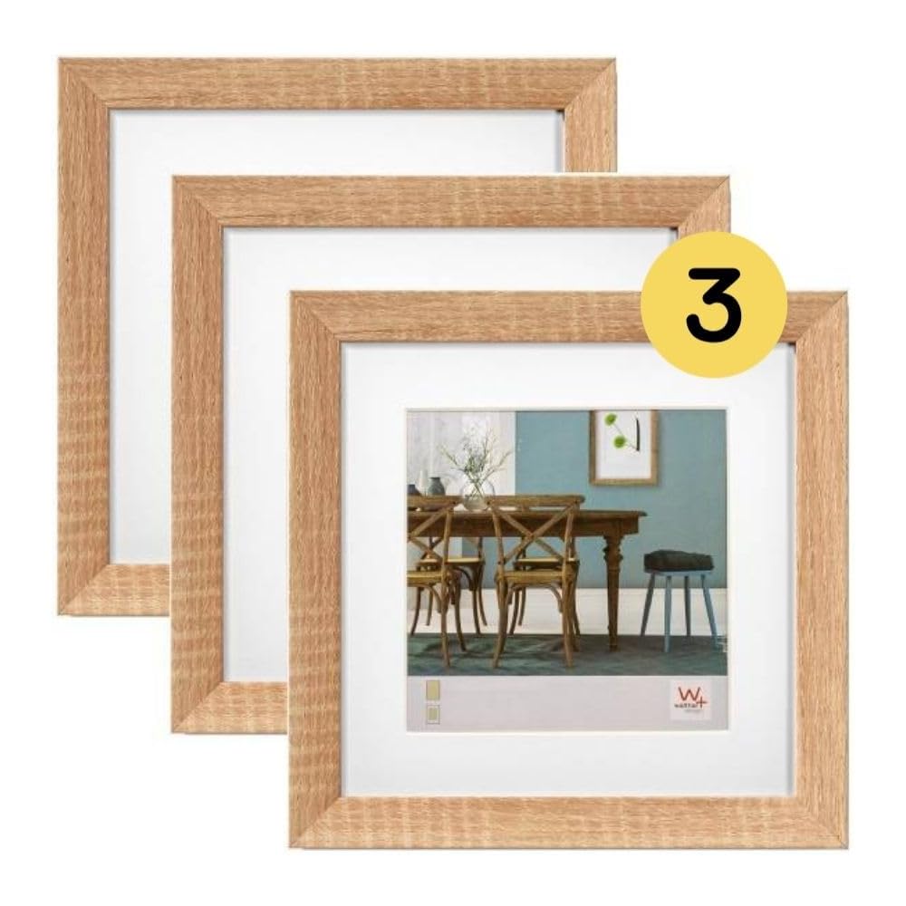 walther design Walther Cadre photo design chêne clair 30 x 30 cm : Cuisine et Maison