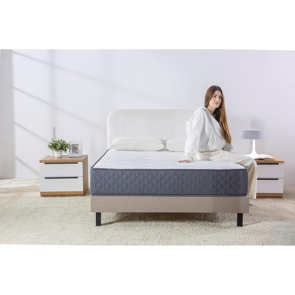 Todocama Matelas à mémoire de Forme 140 x 190 cm, Pure Flow Max Multicouche, Hauteur 21 cm, fermeté Moyenne/Haute, Traitement Anti-acariens, antibactérien et hypoallergénique. Fabriqué en Espagne. : Bébé et Puériculture