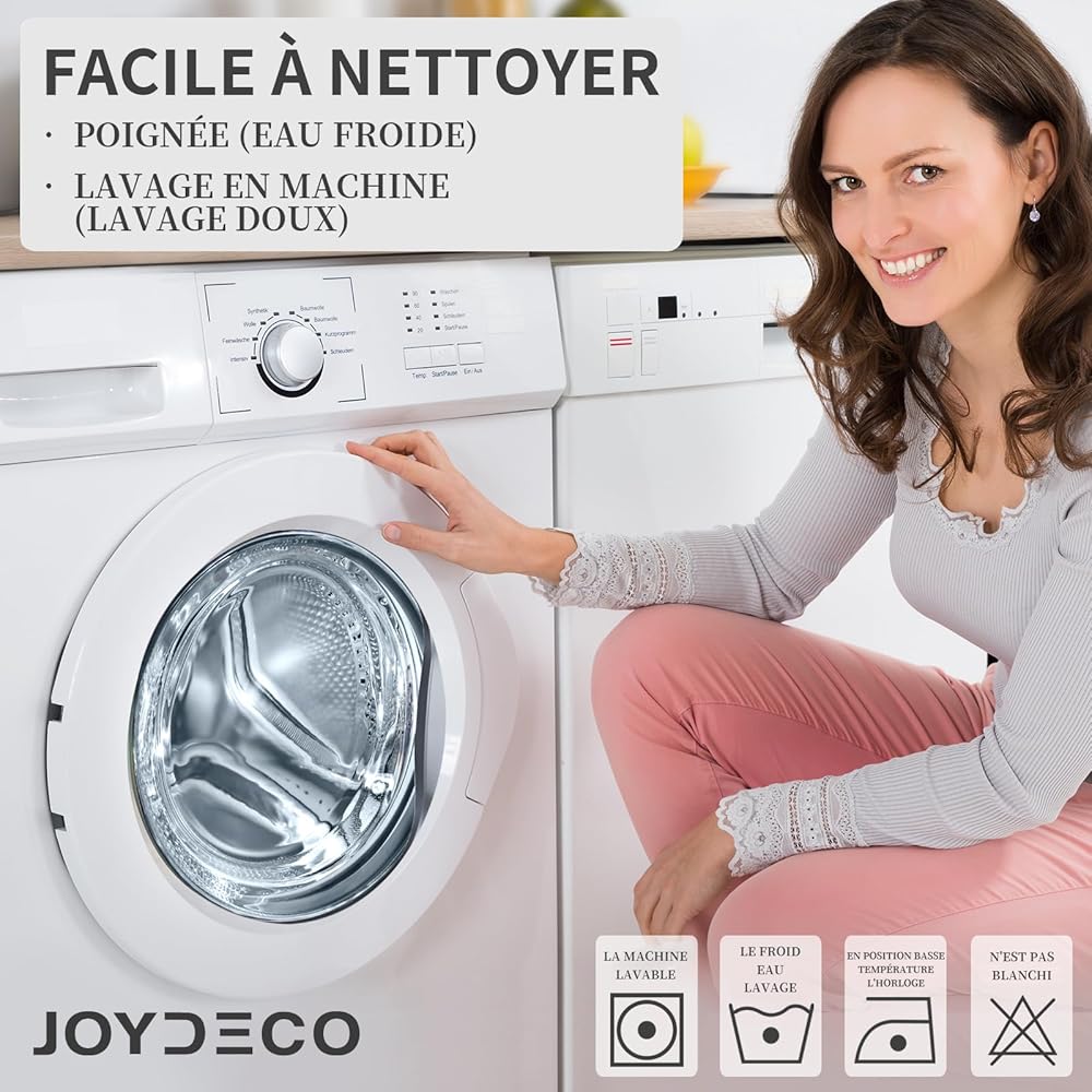 Joydeco Rideau Occultant 2 Pièces L 140 x H 245, Rideau Thermique Isolant Gris Foncé Anti Chaleur Tenture Opaque à Oeillets Isolation Lumiere Anti UV Decoration Chambre Maison Salon Intérieurs : Cuisine et Maison