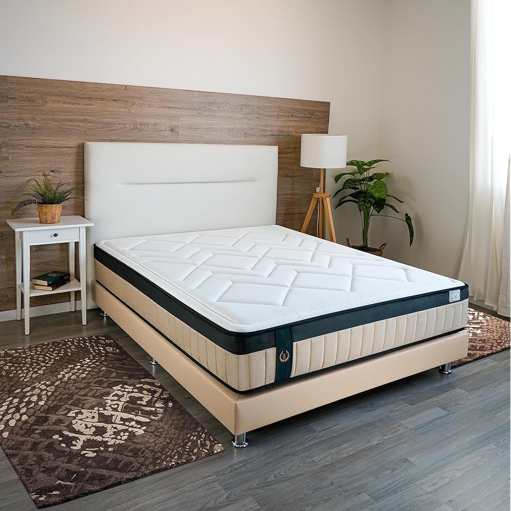 WIN REST Colchon Cesar Matelas, Coton Polyuréthane, 140x180 cm : Cuisine et Maison