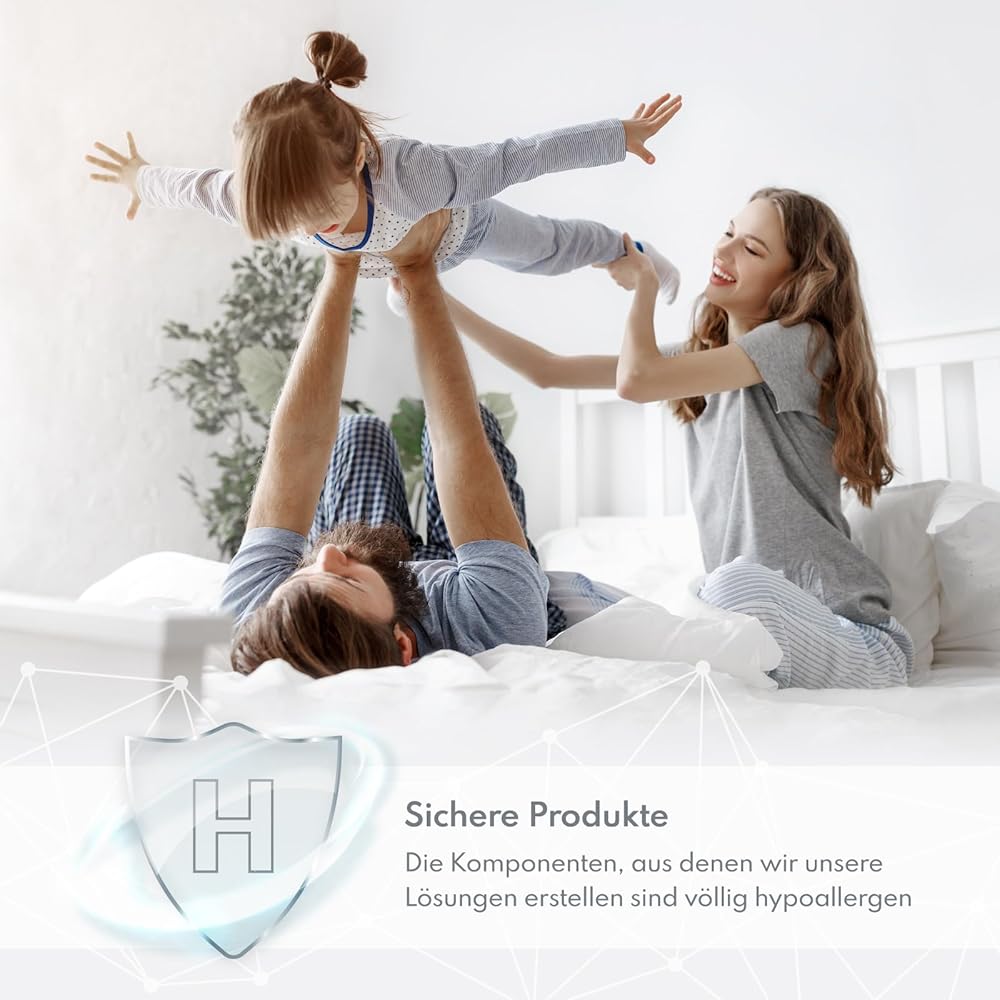 FDM PICCHI Matelas 140x190 cm Mousse à Mémoire de Forme Épaisseur 12 cm Fermeté H3 Matelas à Deux Faces 7 Zones de Confort Housse Lavable Oeko-TEX Hypoallergénique : Cuisine et Maison