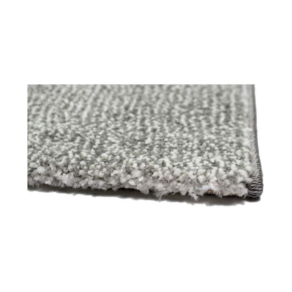 CARPETIA Tapis Moderne Tapis Salon Vagues Rouge Gris Noir Größe 80x150 cm : Cuisine et Maison