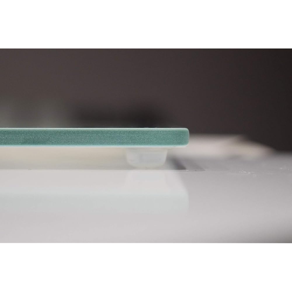 Planche de cuisine en VERRE trempé – Planche à découper en verre – Couvre-plaques de cuisson – UNE PIÈCE (60x52 cm) ou DEUX PIÈCES (30x52 cm chacune);D02 Série Eau: Eau 10 : Cuisine et Maison