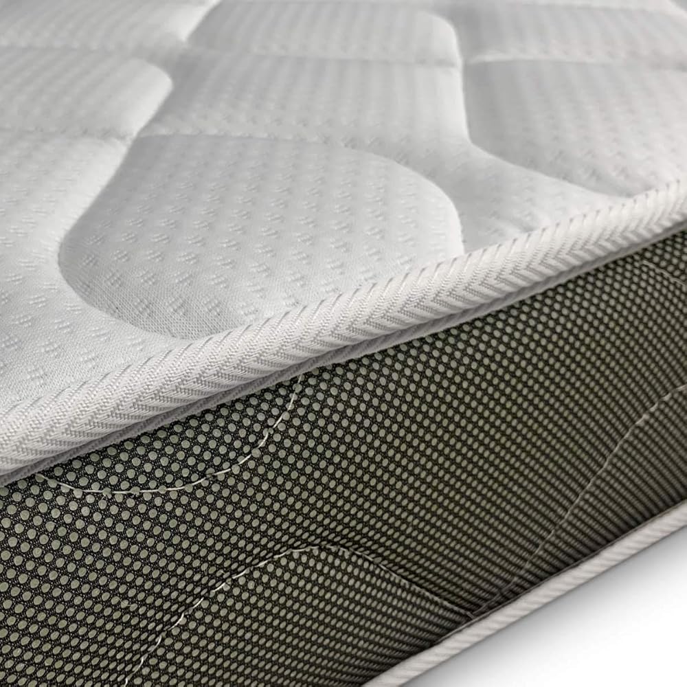 Dreaming Online Matelas réversible Visco Fresh Multicouche (côté Hiver-été), Anti-acariens, antibactérien et hypoallergénique, Hauteur 13cm, Memory Foam, Blanc, 90 x 190 : Cuisine et Maison