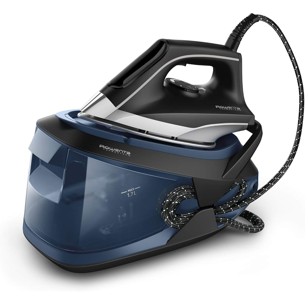 Rowenta Turbosteam Centrale Vapeur 6.5 bars, Fonction Pressing 370 g/min, Mode Eco Système, Anti Calcaire, 2600 W VR8322F0 : Cuisine et Maison