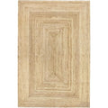 Hamid - Tapis Naturel, Alhambra Tapis Couleur Naturelle, Tressé à la Main, pour Salon, Salle à Manger, Chambre, Couloirs, Couleur Naturelle (200x300cm) : Cuisine et Maison