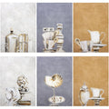 Nada Home Lot de 6 torchons cuisine art torchons en coton 6873 : Cuisine et Maison